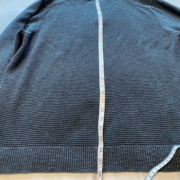 Tommy Bahama Dark Gray Sandover 1/4 Zip Pullover Chunky-Knit Sweater cotton XXL - Picture 11 of 11